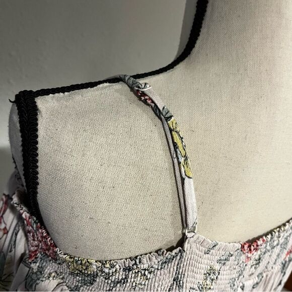 Off shoulder cottagecore floral loose fit dress with straps NWT - Picture 13 of 13